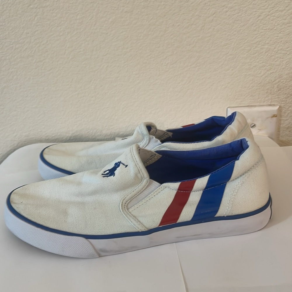 POLO Ralph Lauren slip on sneakers Youth sz 4 1/2 (36)